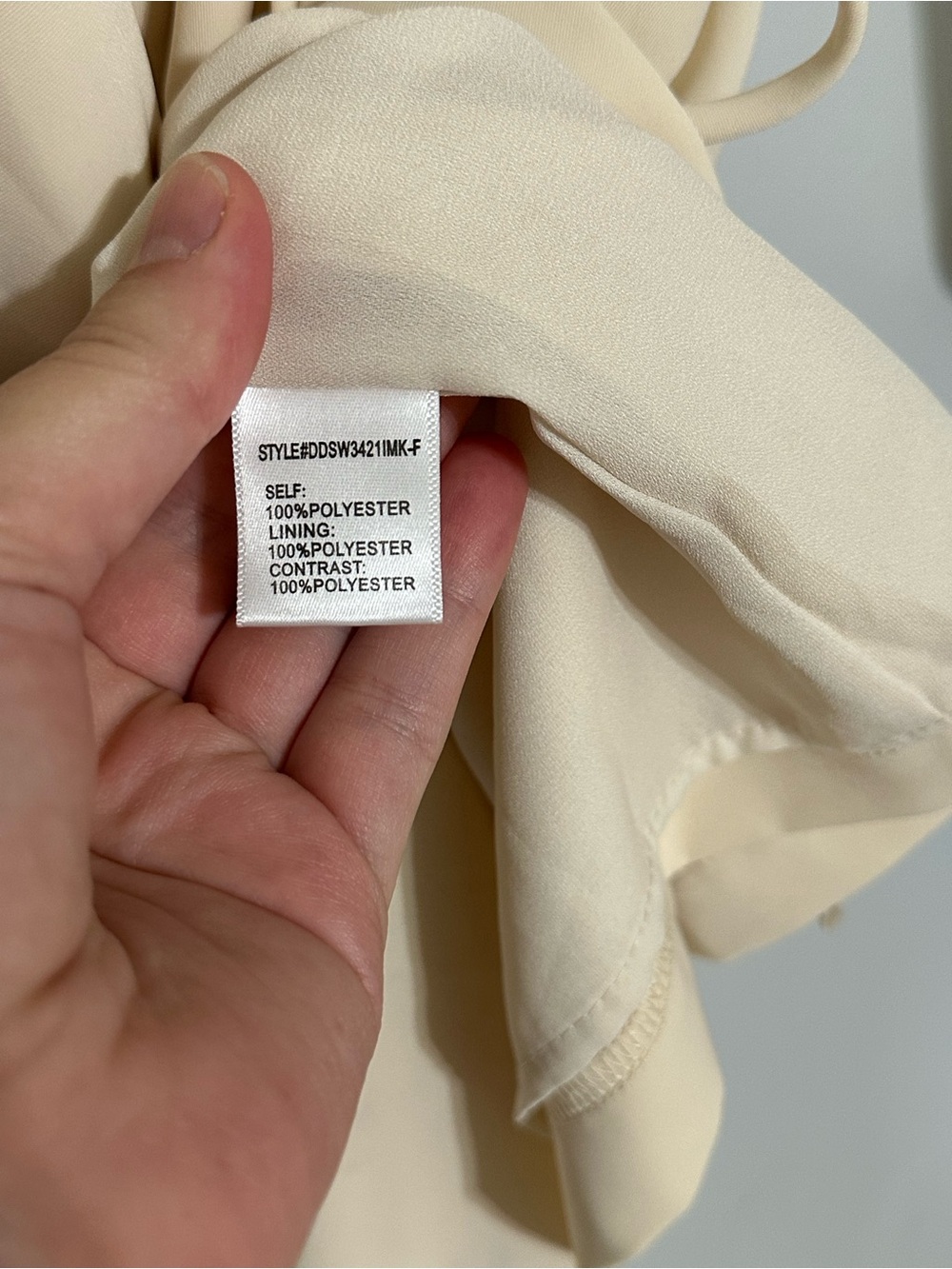 4SI3NNA Sydney Mini Dress in Ivory Size Small - Picture 6 of 8